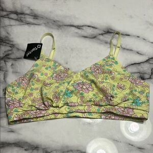 Floral bralette size xl NWT